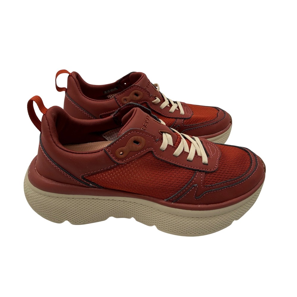 Revitalign Orthotic Sneakers Womens 8 Red Excellent Mesh Platform Trainers